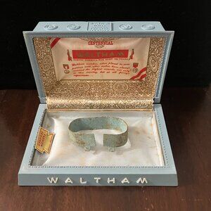 Vintage Waltham Watch Display Presentation Box 1950’S Centennial Eagle
